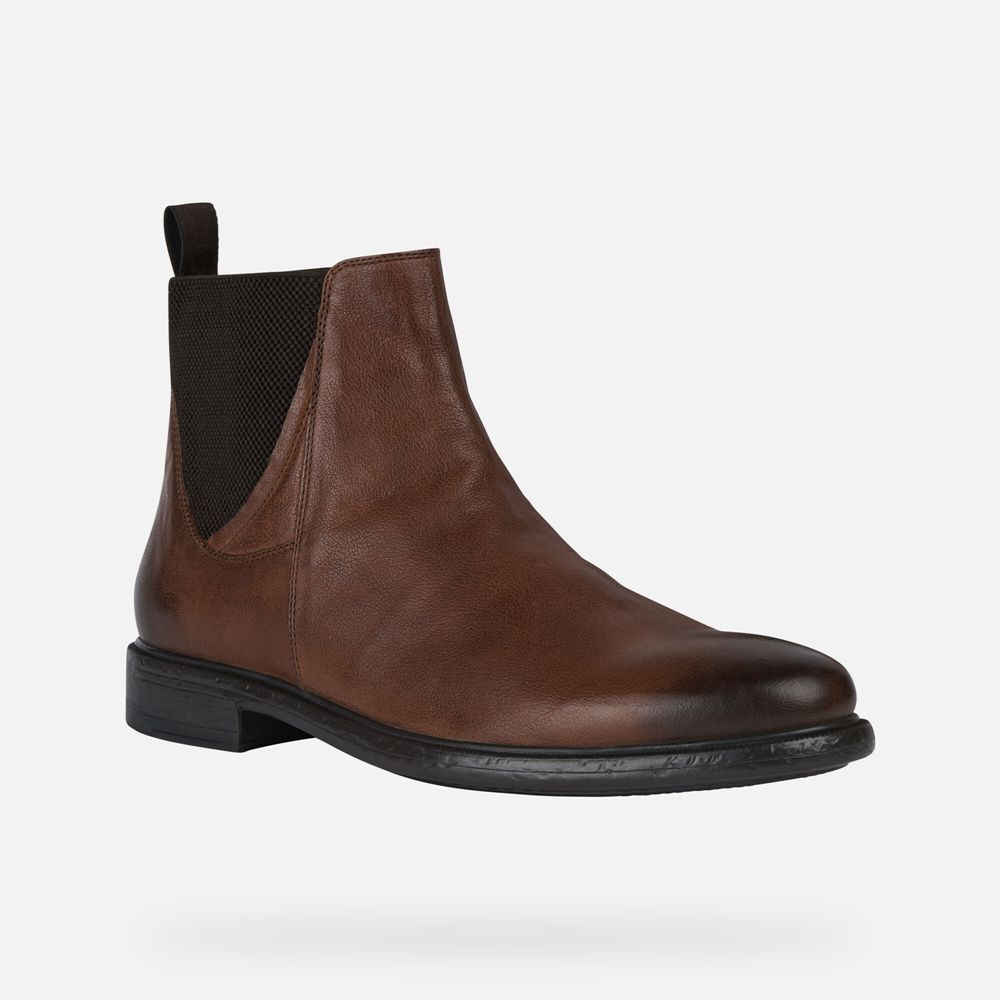 Geox Erkek Bot Koyu Kahverengi - Terence - YHM-486593